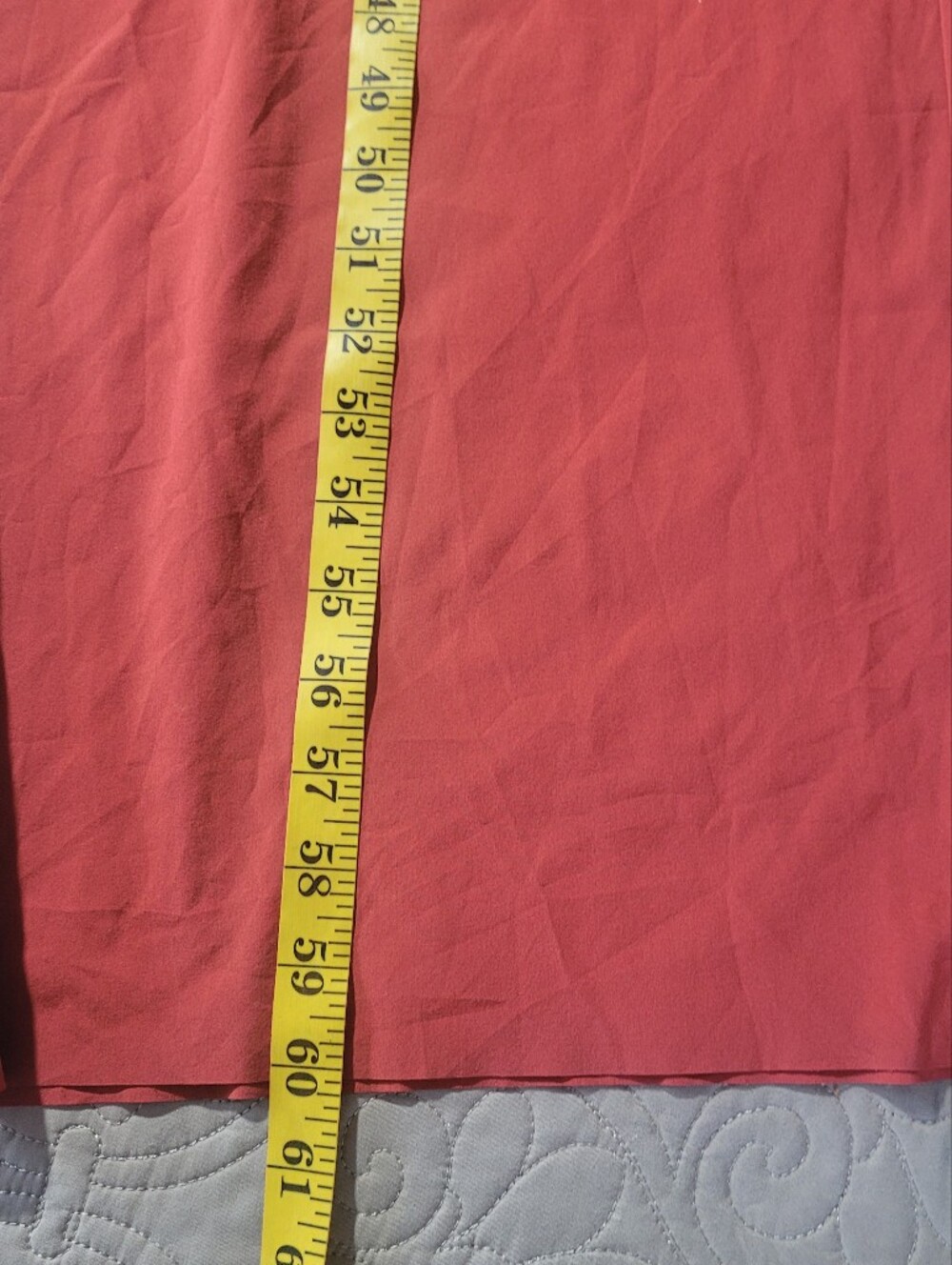Athleta Savannah Jumpsuit V-Neck Wide Leg Featherweight Stretch Currant Size 12 - Picture 13 of 13